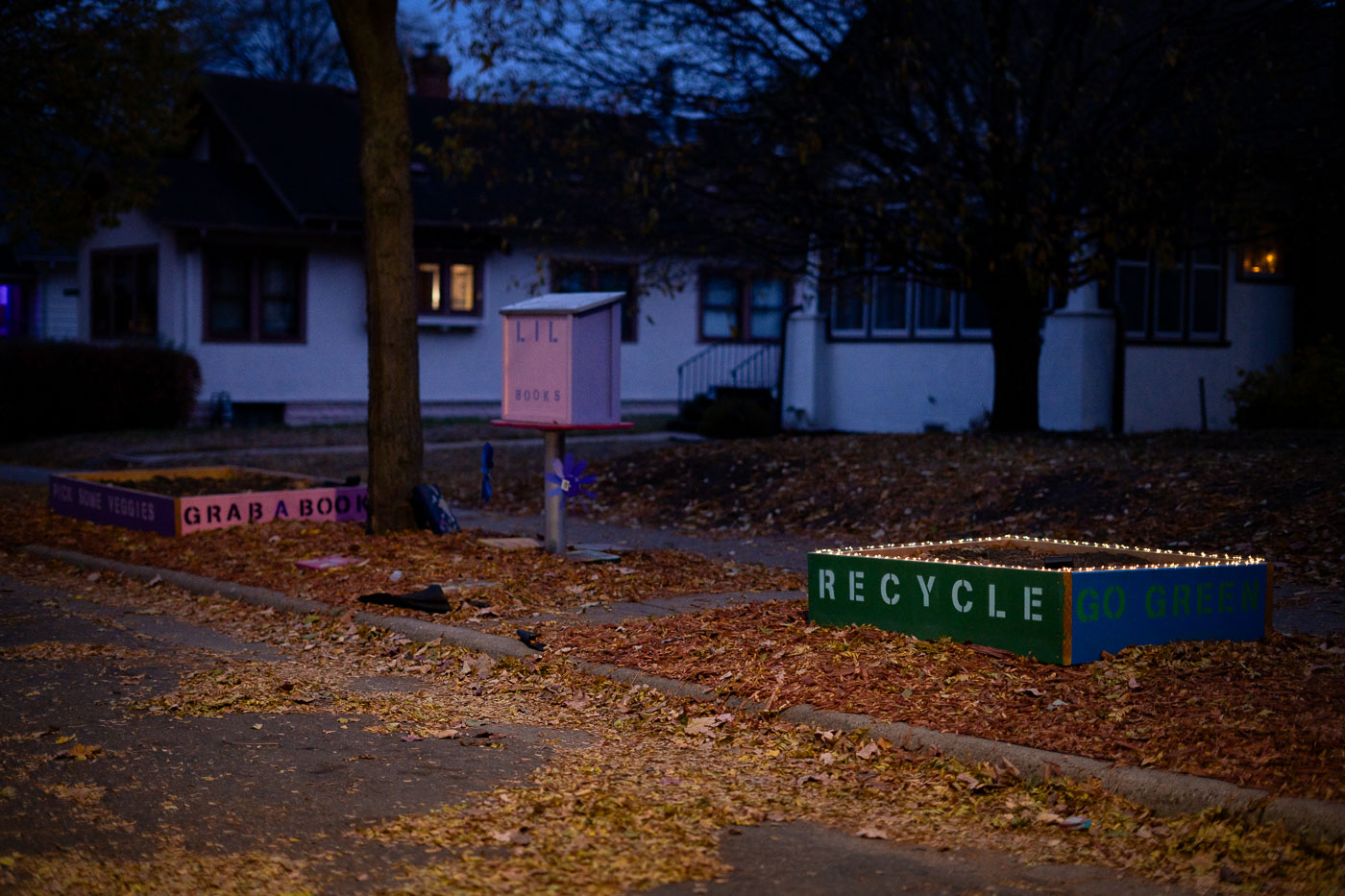 Recycle Go Green Flower Beds in Minneapolis