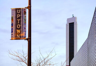 The missing uptown theatre letters. The developer says they are rehabbing them.