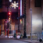 A Bird scooter on Girard in Uptown Minneapolis in November 2022.