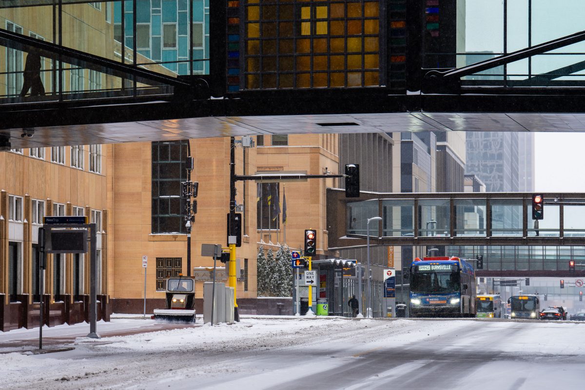 Metro Transit Bus on Marquette Avenue, Minneapolis