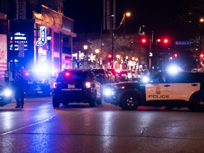 Minneapolis Police Squad Cars on Lagoon Ave, Uptown