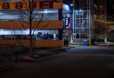 Seven Points Parking ramp on Lake Street in November 2022. Winston Smith was killed by law enforcement in June 2021 at the top of the ramp.