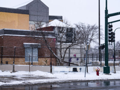 Former Minneapolis Police 3rd Precinct in Snowfall