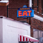 Classic hamburger spot on Washington Street in downtown Green Bay, WI. The burger joint opened in the 1930s.