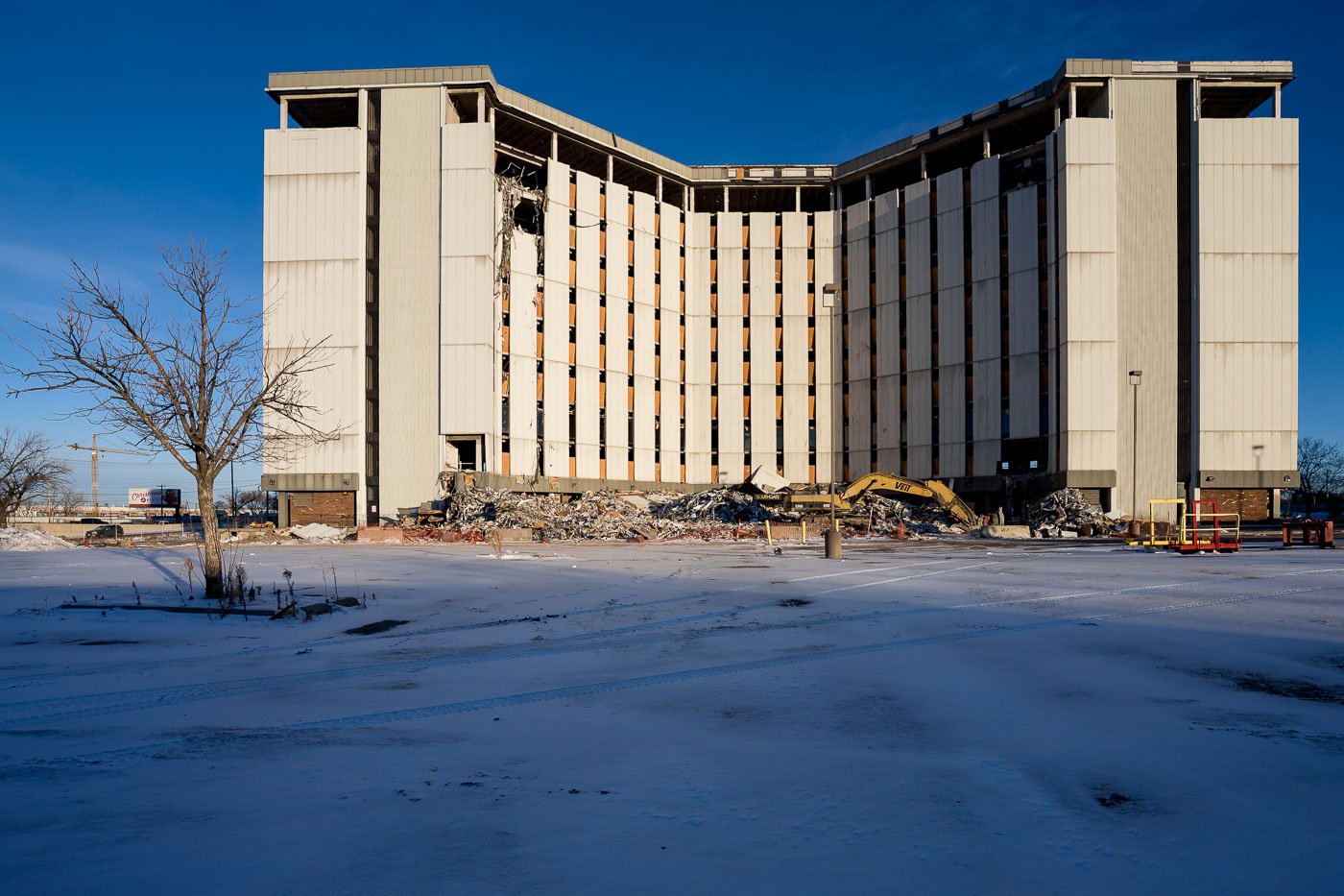 Demolition of Vacant Office Tower in Bloomington