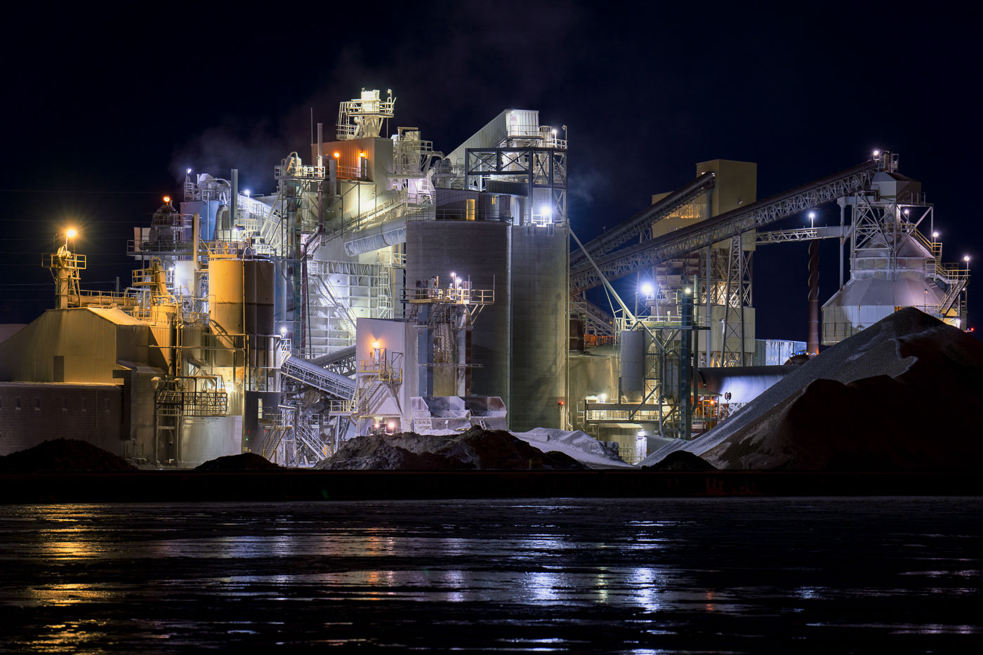 Graymont Lime Plant on the Fox River, Green Bay