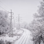 Theodore Wirth Park during a December 15th, 2022 snowfall.