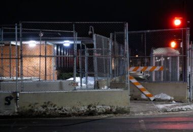 Security fencing installed again around the precinct just as written closing arguments are submitted in the case of Tou Thao.