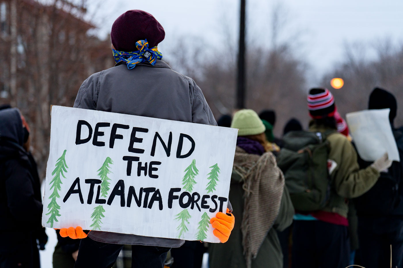 Defend the Atlanta Forest Protest Sign