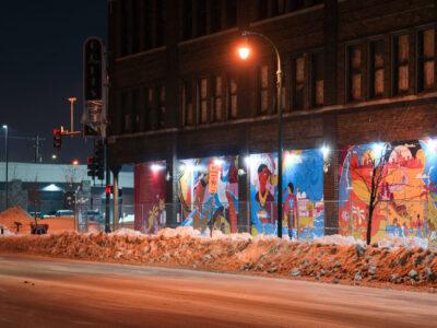 Coliseum Building Murals on Lake Street, Minneapolis