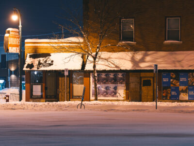 Minnehaha Liquors Sign, Minneapolis, After 2020 Unrest