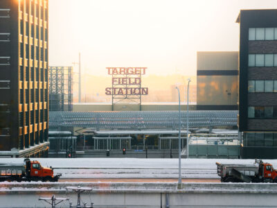 Target Field Station and Snow Plows