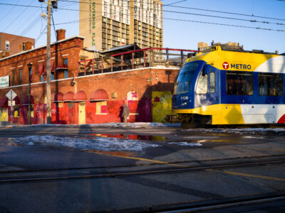 Metro Transit Train at Cedar Riverside Station, Minneapolis