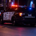 A Minneapolis Squad Car parked on Lagoon Avenue in Uptown Minneapolis.