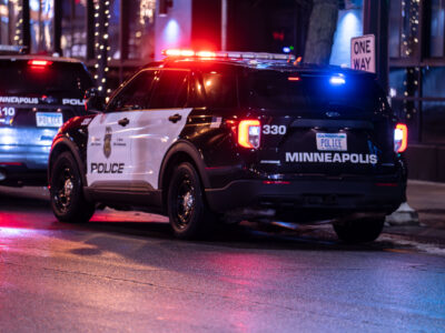 Minneapolis Squad Car in Uptown Minneapolis 2023