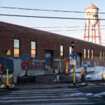 Roof Depot Urban Farm property off the Midtown Greenway in Minneapolis on February 19, 2023.