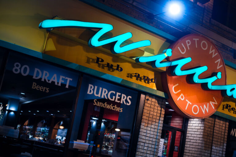 Williams Pub signage in Uptown Minneapolis 3 Williams Pub signage on Hennepin Avenue in Uptown Minneapolis.