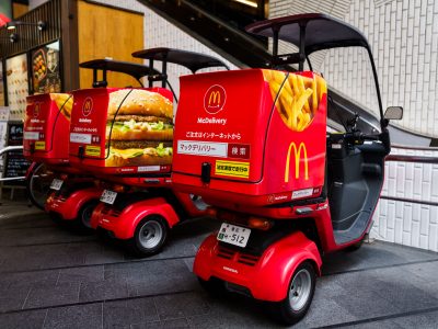 McDelivery Three-Wheeled Scooters, Japan