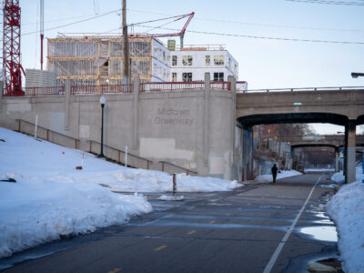 Midtown Greenway and 11th Ave Construction, Minneapolis