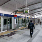 Shiodome Station in Minato Tokyo Japan.