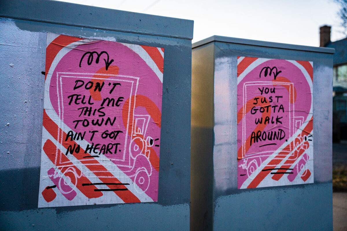 This town has heart artwork