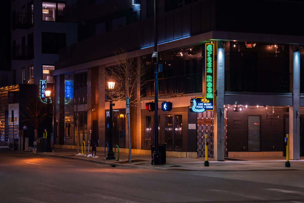 The Green Room in Minneapolis in April 2023