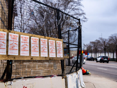 Minneapolis: Flyers on former 3rd Precinct demand abolition