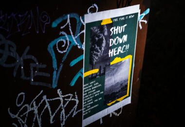 A flyer on the Midtown Greenway regarding the Hennepin Energy Recovery Center.