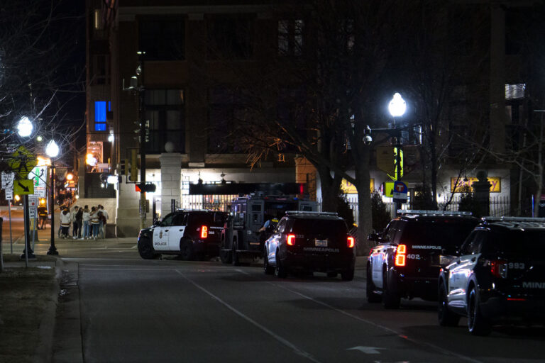 Minneapolis Police in Dinkytown After Hockey Championship Loss 4
