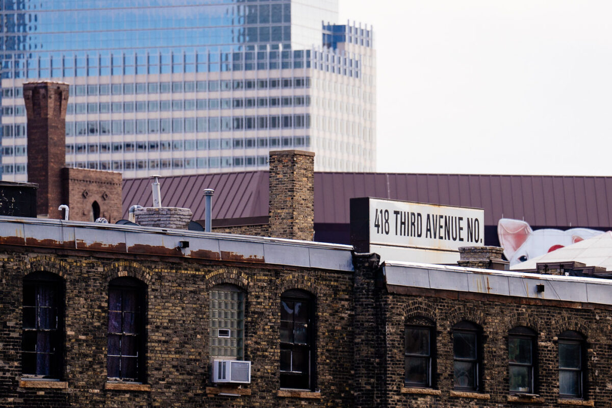 418 Third Avenue North sign in Minneapolis