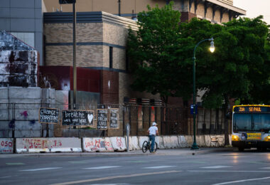 The Minneapolis Police third precinct on May 26th, 2023.