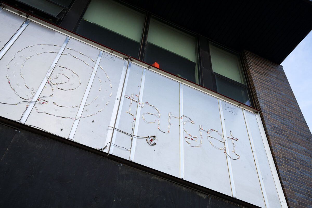 Closed Target Store Sign
