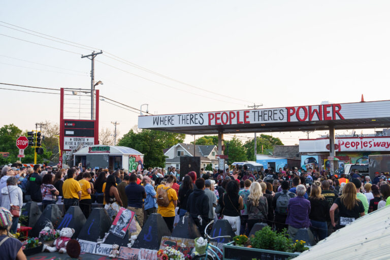 Crowd outside the Peoples Way at Rise and Remember 3 Crowd outside the Peoples Way at Rise and Remember
