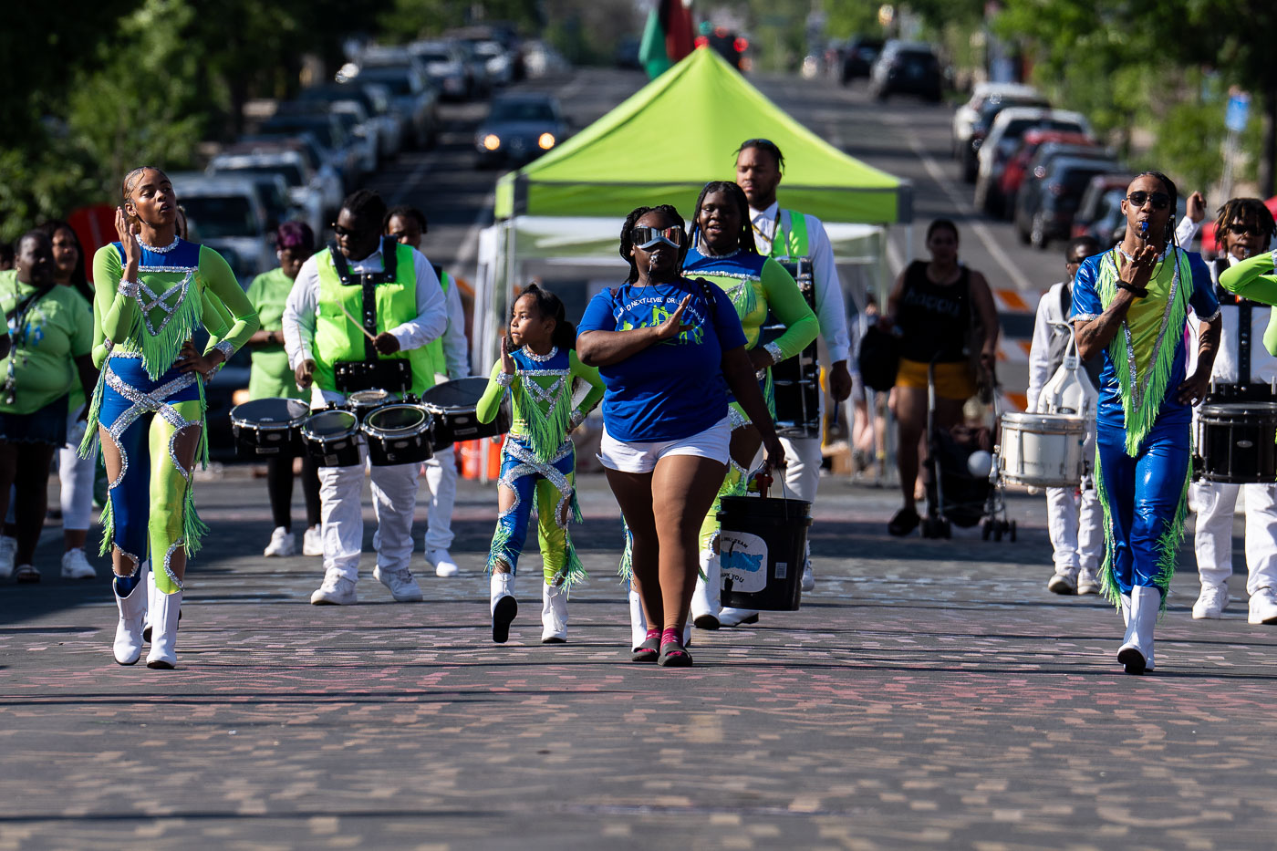 Dancers at Rise and Remember George Floyd Square