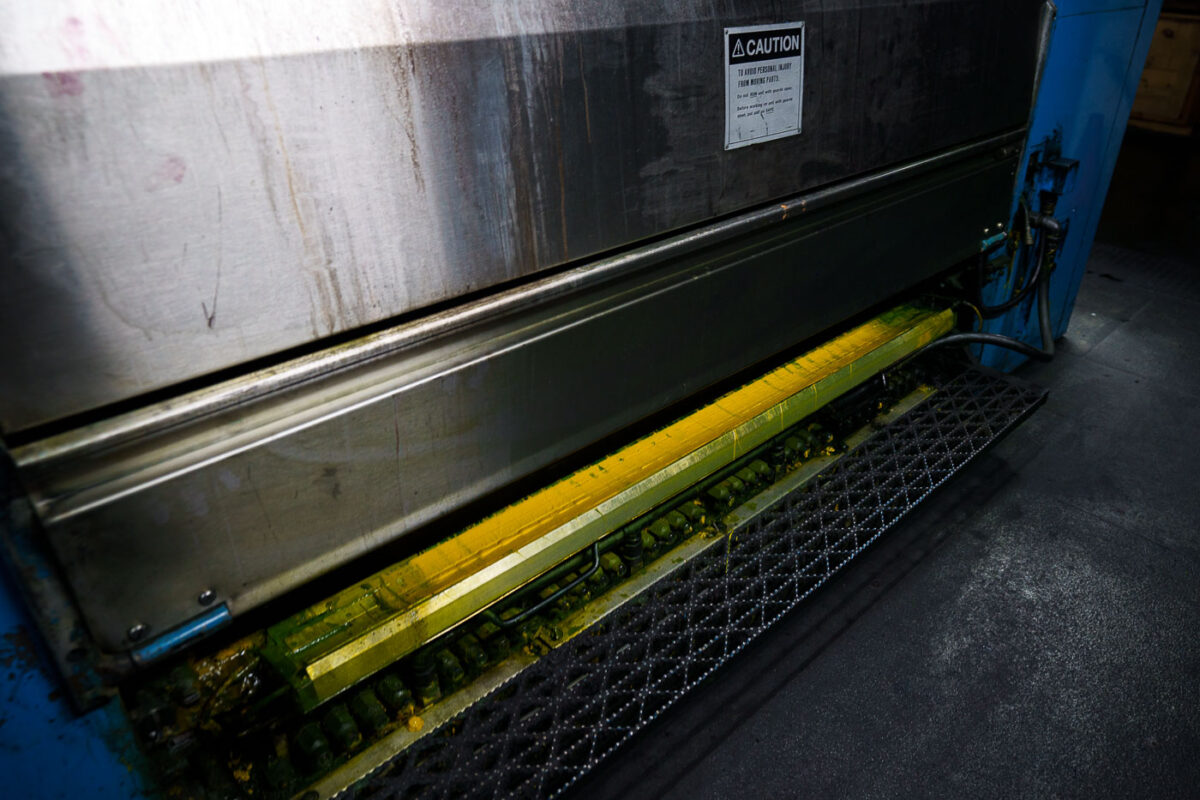 Ink at Star Tribune Printing Plant