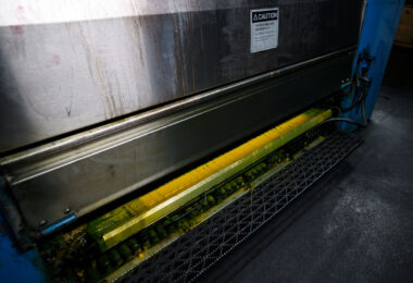 Inside the Star Tribune-Heritage Center Manufacturing Facility where the Minneapolis Star Tribune, St. Paul Pioneer Press, USA Today and Washington Post are printed daily.