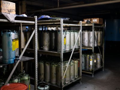 Ink Drums at Star Tribune Printing Facility, Minneapolis