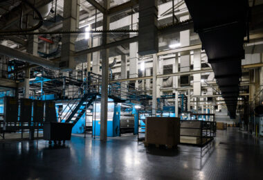 Inside the Star Tribune-Heritage Center Manufacturing Facility where the Minneapolis Star Tribune, St. Paul Pioneer Press, USA Today and Washington Post are printed daily.