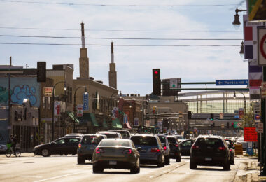 Lake Street and Portland Avenue in South Minneapolis.