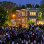 Members of the Minnesota Orchestra performing parts of "Brea(d)th" at George Floyd Square/Say Their Names Cemetery on Thursday night, the 3 year anniversary of George Floyd's murder.