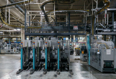 Inside the Star Tribune-Heritage Center Manufacturing Facility where the Minneapolis Star Tribune, St. Paul Pioneer Press, USA Today and Washington Post are printed daily.