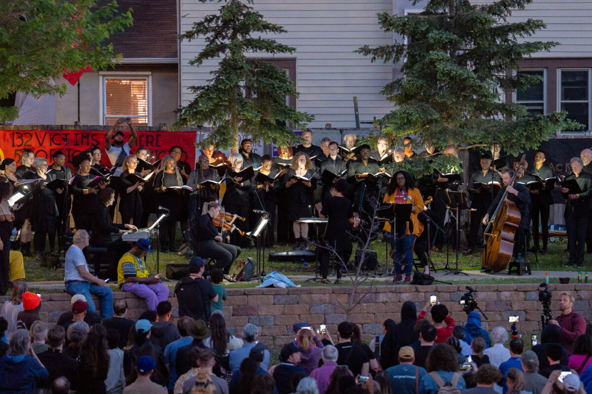 Minnesota Orchestra at Say Their Names Cemetery