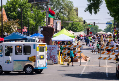The third annual Rise and Remember festival put on by the George Floyd Global Memorial at George Floyd Square. The festival was caped off by a performance by hip hop legend Chubb Rock.