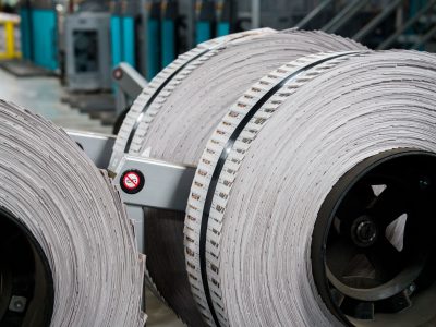 Newspaper Rolls at Star Tribune Printing Facility, Minneapolis