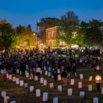 Members of the Minnesota Orchestra performing parts of "Brea(d)th" at George Floyd Square/Say Their Names Cemetery on Thursday night, the 3 year anniversary of George Floyd's murder.