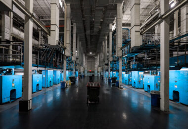Inside the Star Tribune-Heritage Center Manufacturing Facility where the Minneapolis Star Tribune, St. Paul Pioneer Press, USA Today and Washington Post are printed daily.