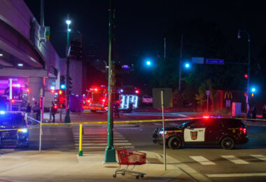 Minneapolis police say they’re investigating a car crash that left 5 dead. They say a speeding driver exited 35W where it went through a red light hitting another vehicle. A traffic camera shows the vehicle and what appears to be a State Trooper exiting at a high rate of speed.