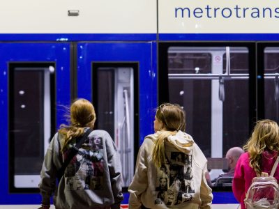 Taylor Swift Fans at Minneapolis Metro Transit Station