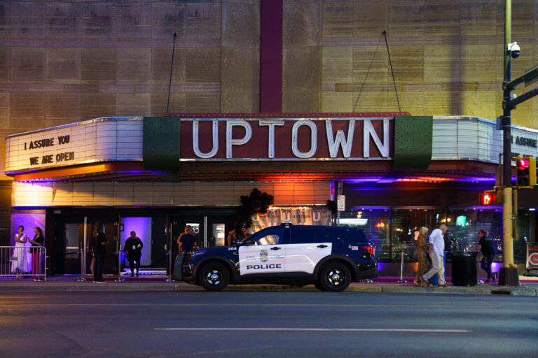 Uptown Theatre on Hennepin Ave opens 4 Opening night at the Uptown Theater in Minneapolis following a renovation and owner change.