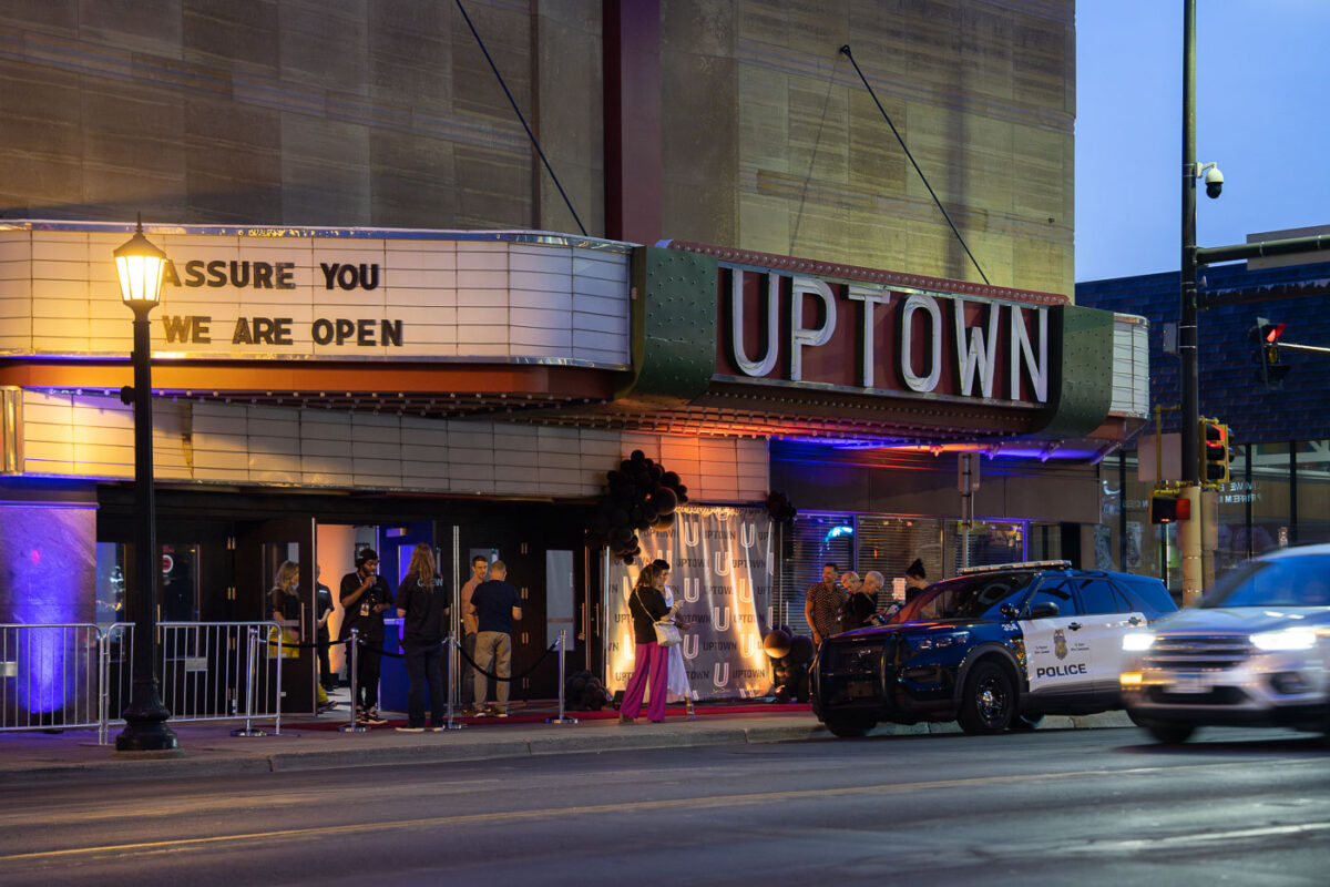 Red Carpet at opening night at the Uptown Theater